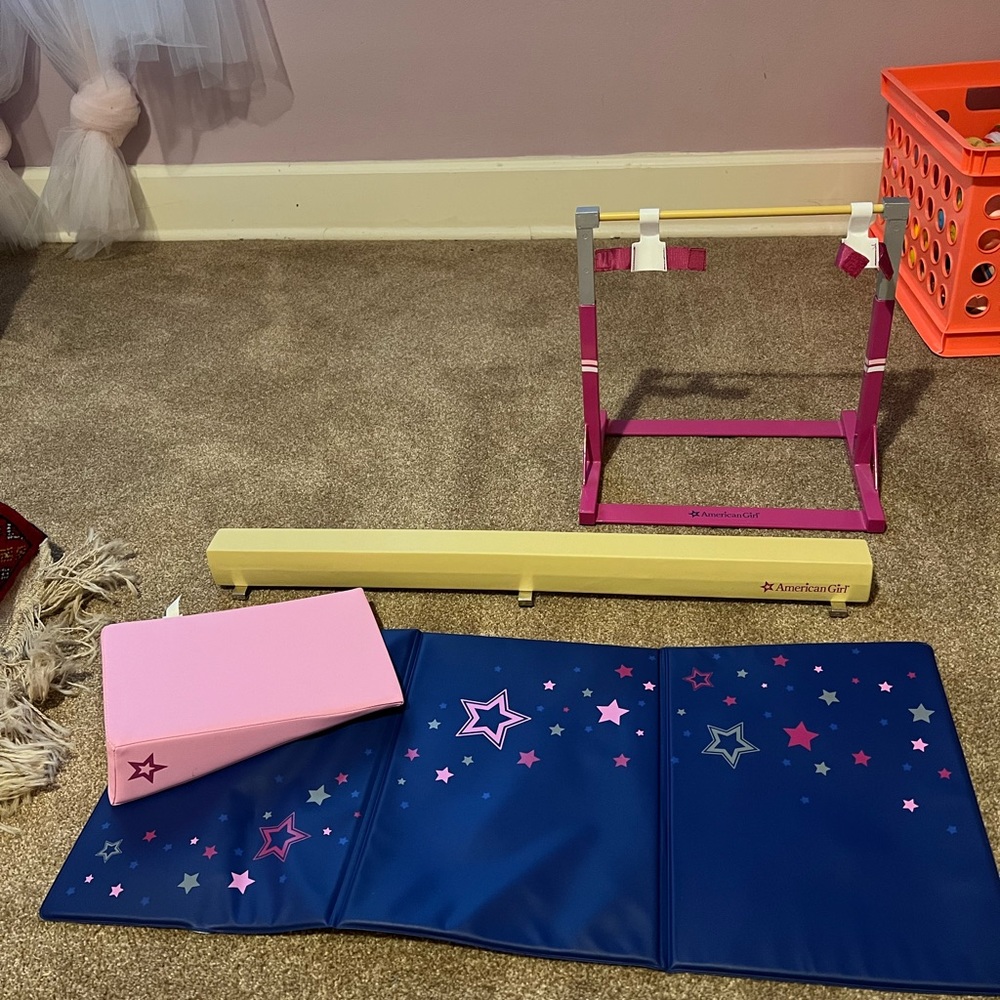 FULL American Girl Doll Gymnastics Set